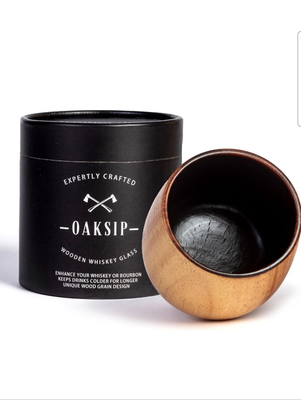 Oakship Wooden Whiskey Glass
